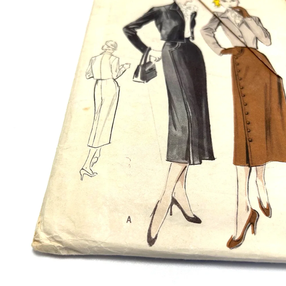 Butterick Vintage 1950's Pattern #5202‎ Women's Bolero Suit Size 14 HTF RARE